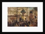 Study for a panorama of the Boulevard de Montmartre, 1877 by Andre Gill