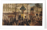 Study for a panorama of the Boulevard de Montmartre, 1877 by Andre Gill