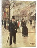 On the Boulevard, c.1880 by Jean Beraud