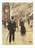 On the Boulevard, c.1880 by Jean Beraud