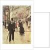 On the Boulevard, c.1880 by Jean Beraud