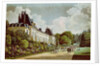 View of the Chateau de la Malmaison next to the park by Auguste Simon Garneray