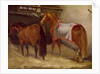 Horses in the Stables by Theodore Gericault