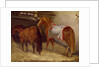Horses in the Stables by Theodore Gericault
