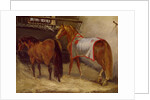 Horses in the Stables by Theodore Gericault