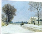 Winter, Snow Effect, 1876 by Alfred Sisley