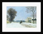 Winter, Snow Effect, 1876 by Alfred Sisley