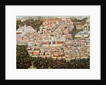 View of the city of Damascus by Syrian School
