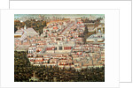 View of the city of Damascus by Syrian School