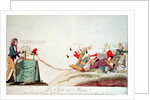 Revolutionary cartoon depicting 'The Electrical Spark of Liberty that will Topple the Thrones of all Corrupt Monarchs', 1793 by French School