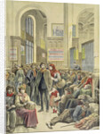 Italian Emigrants at Gare Saint-Lazare by Henri Meyer