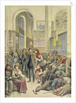 Italian Emigrants at Gare Saint-Lazare by Henri Meyer