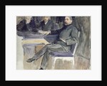 Study for a Portrait of Stephane Mallarme and his Friends from 'La Revue Independante', 1889 by Jacques-Emile Blanche