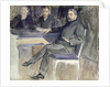 Study for a Portrait of Stephane Mallarme and his Friends from 'La Revue Independante', 1889 by Jacques-Emile Blanche