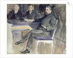 Study for a Portrait of Stephane Mallarme and his Friends from 'La Revue Independante', 1889 by Jacques-Emile Blanche