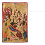 Icon depicting the Nativity by Greek School