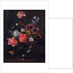 Flowers in a Glass Vase by Nicolas Baudesson