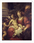 The Holy Family by Valerio Castello