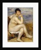Bather Seated on a Rock, 1882 by Pierre Auguste Renoir