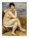 Bather Seated on a Rock, 1882 by Pierre Auguste Renoir