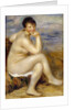 Bather Seated on a Rock, 1882 by Pierre Auguste Renoir