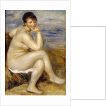 Bather Seated on a Rock, 1882 by Pierre Auguste Renoir