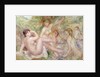 Study for the Large Bathers, 1885-1901 by Pierre Auguste Renoir