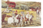 Tournament in Honour of Christian I of Denmark at Castello di Malpaga in 1474 by Girolamo Romanino