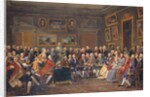Reading of Voltaire's tragedy 'L'Orphelin de la Chine' in 1755 in the salon of Madame Geoffrin, 1812 by Anicet-Charles Lemonnier