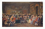 Reading of Voltaire's tragedy 'L'Orphelin de la Chine' in 1755 in the salon of Madame Geoffrin, 1812 by Anicet-Charles Lemonnier