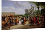 Louis XIV Dedicating Puget's 'Milo of Crotona' in the Gardens at Versailles, 1819 by Anicet-Charles Lemonnier