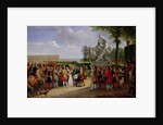 Louis XIV Dedicating Puget's 'Milo of Crotona' in the Gardens at Versailles, 1819 by Anicet-Charles Lemonnier
