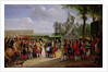 Louis XIV Dedicating Puget's 'Milo of Crotona' in the Gardens at Versailles, 1819 by Anicet-Charles Lemonnier