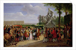 Louis XIV Dedicating Puget's 'Milo of Crotona' in the Gardens at Versailles, 1819 by Anicet-Charles Lemonnier