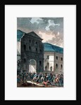 The Pillage of the Saint-Lazare Convent, 13th July 1789 by Jean-Francois Janinet