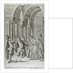 Illustration from the frontispiece of 'Ines de Castro' by Antoine Houdar de La Motte engraved by Ferdinando Fambrini by Giuseppe Paladini