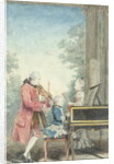 Leopold Mozart and his Children Wolfgang Amadeus and Maria Anna 1764 by Louis Carrogis Carmontelle