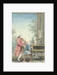 Leopold Mozart and his Children Wolfgang Amadeus and Maria Anna 1764 by Louis Carrogis Carmontelle