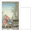 Leopold Mozart and his Children Wolfgang Amadeus and Maria Anna 1764 by Louis Carrogis Carmontelle