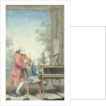 Leopold Mozart and his Children Wolfgang Amadeus and Maria Anna 1764 by Louis Carrogis Carmontelle