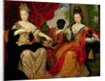 Portrait of Francoise-Marie de Bourbon and Louise-Francoise de Bourbon by Philippe Vignon