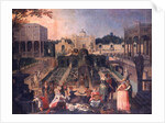 A Feast in the park of the Duke of Mantua, c.1595 by Sebastian Vrancx