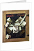 Trompe l'oeil with letters and notebooks, 1665 by Cornelis Norbertus Gijsbrechts