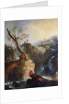 The Waterfall, 1773 by Claude Joseph Vernet