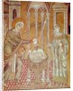 The Baptism of St. Paul by Ananias by Byzantine School