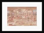 Interior of a Printing Works in the 16th Century by French School