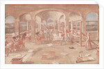 Interior of a Printing Works in the 16th Century by French School