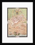 Fascimile of a Plan of Le Havre in 1583 by Jacques Devaulx