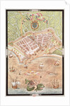Fascimile of a Plan of Le Havre in 1583 by Jacques Devaulx
