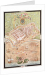 Fascimile of a Plan of Le Havre in 1583 by Jacques Devaulx